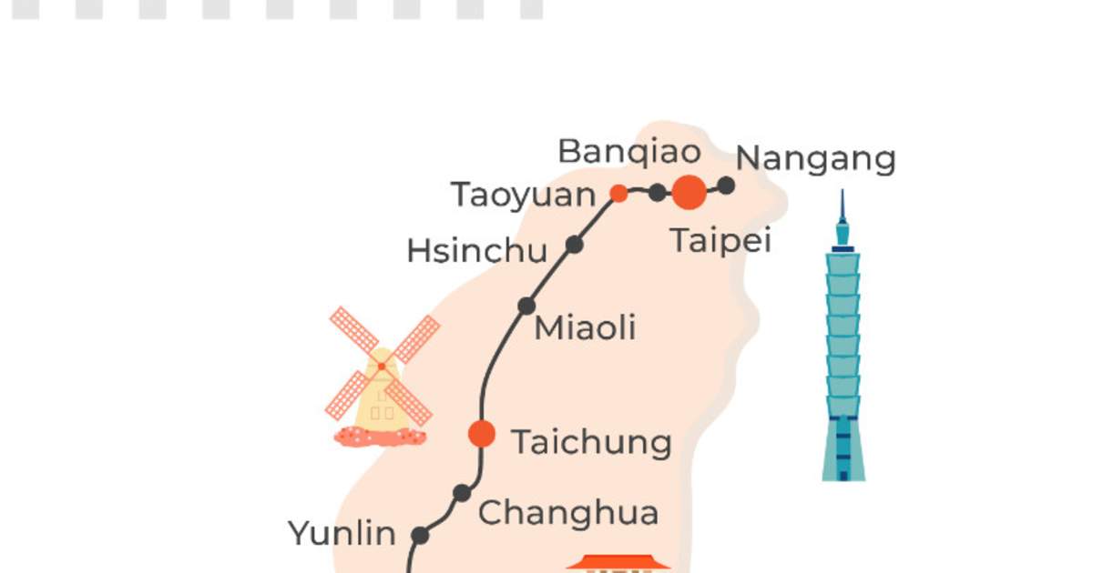 Taiwan High Speed Rail Discounted Ticket from Taipei Taiwan High Speed Rail Discounted Ticket from Taipei